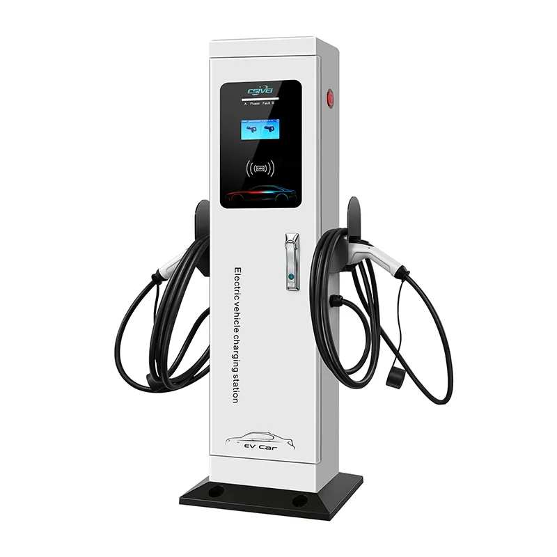 Dviejų ginklų elektrinių automobilių įkrovimo stotis